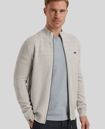 Vest katoen modal blend beige
