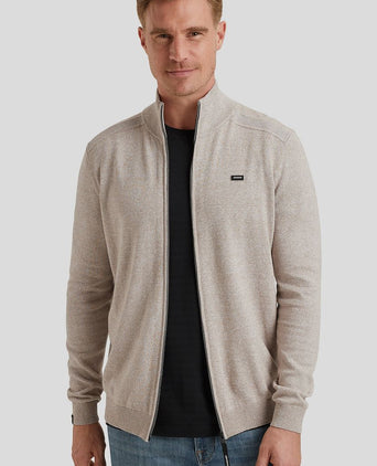 Vest katoen linnen blend beige