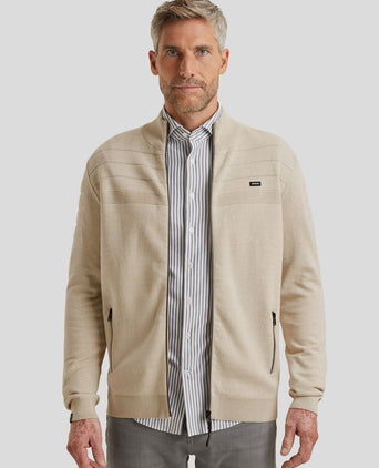 Vanguard vest bonded mouline ecru | Regular-fit