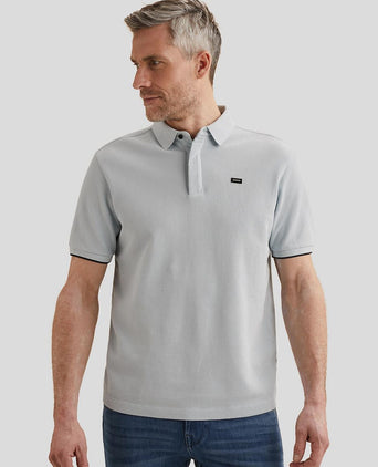 Piqué poloshirt lichtblauw