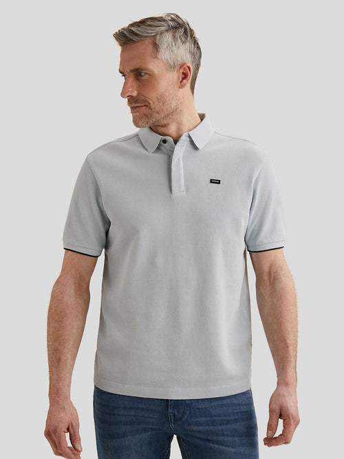 Piqué poloshirt lichtblauw