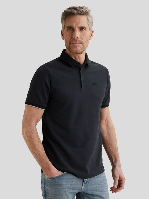 Piqué poloshirt sky captain