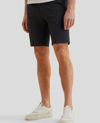 V11 short piqué donkerblauw