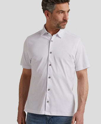 Short sleeves overhemd wit