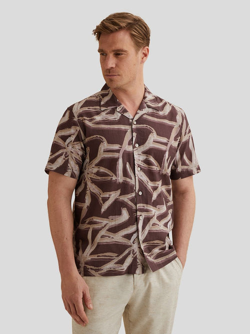 Short sleeve overhemd print catawba grape