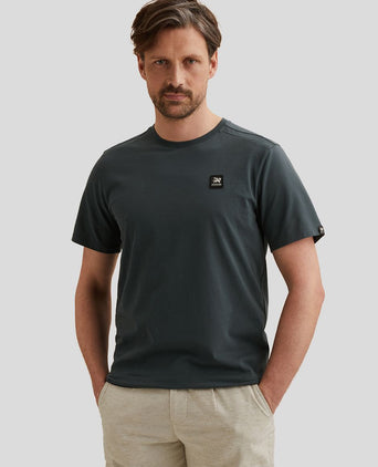 T-shirt logo donkerblauw