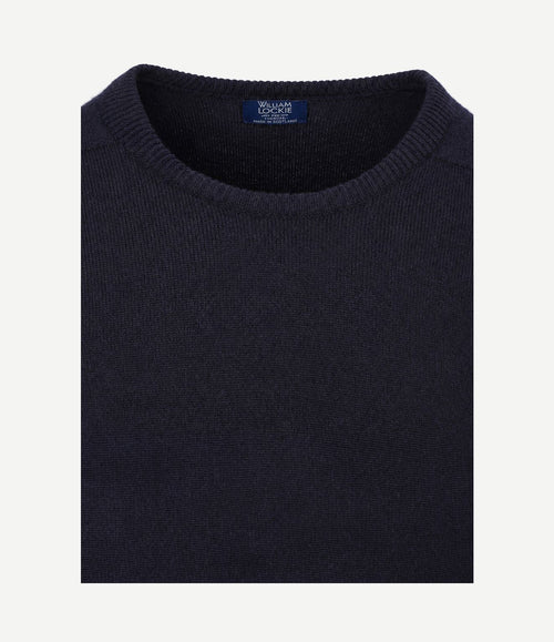 Lamswol donkerblauw