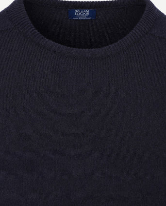 Lamswol donkerblauw