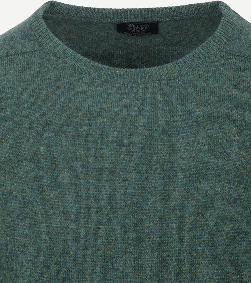 William Lockie lamswol moorland groen | Regular-fit