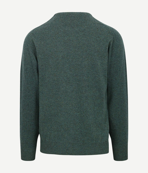 William Lockie lamswol moorland groen | Regular-fit