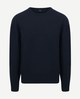 Lamswol donkerblauw