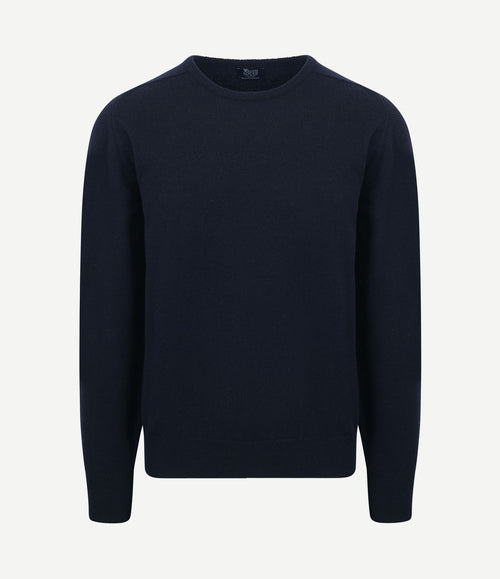 Lamswol donkerblauw