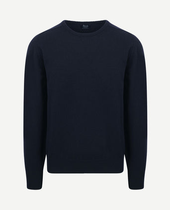 Lamswol donkerblauw