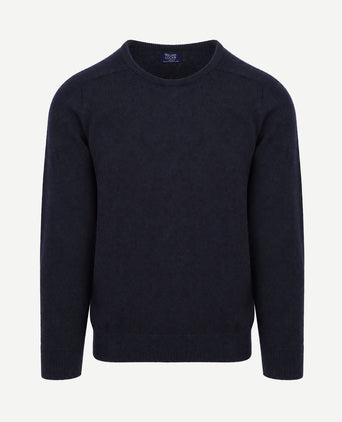Lamswol donkerblauw