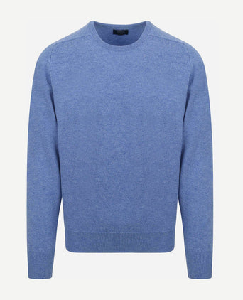 Lamswol surf blauw