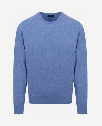 Lamswol surf blauw