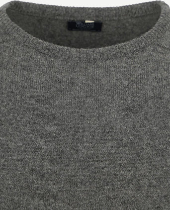 William Lockie o lamswol cliff grijs | Regular-fit