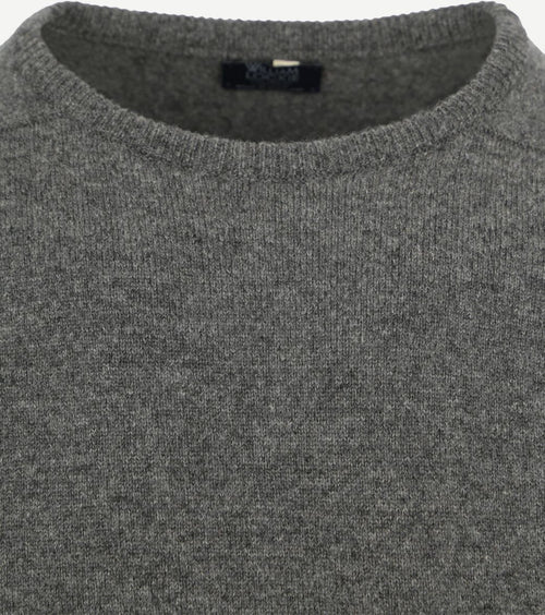 William Lockie o lamswol cliff grijs | Regular-fit