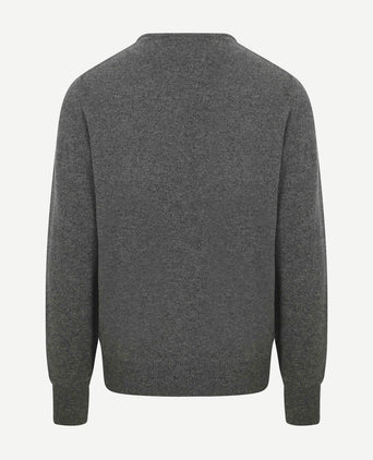 William Lockie o lamswol cliff grijs | Regular-fit