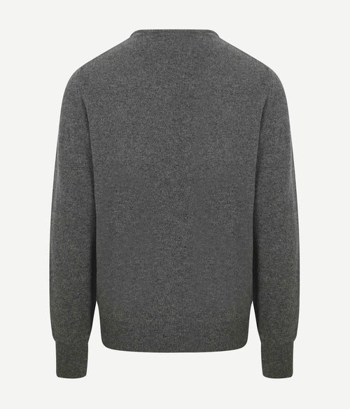 William Lockie o lamswol cliff grijs | Regular-fit