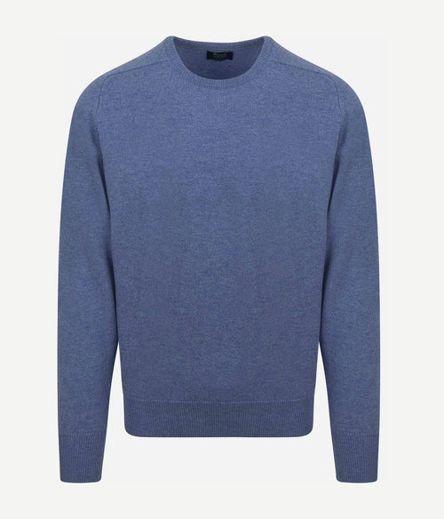 William Lockie o lamswol indigo | Regular-fit
