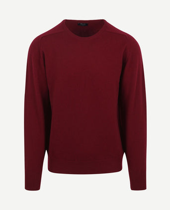 Pullover lamswol bordeaux