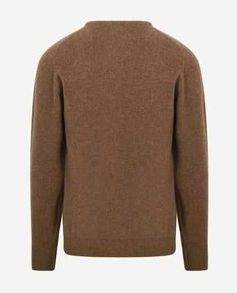 William Lockie pullover lamswol driftwood | Regular-fit