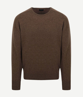 Pullover lamswol mocha Pullover lamswol mocha