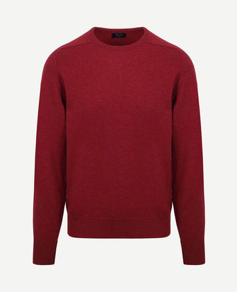Pullover lamswol o poppy mellange