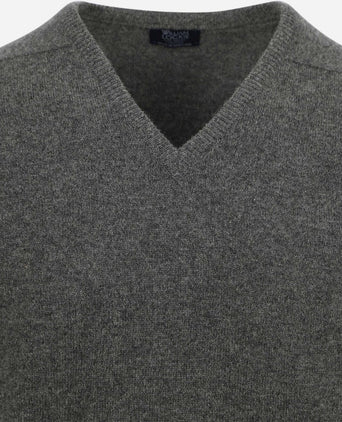 Pullover lamswol v cliff grijs