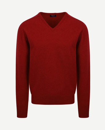 Pullover lamswol v poppy