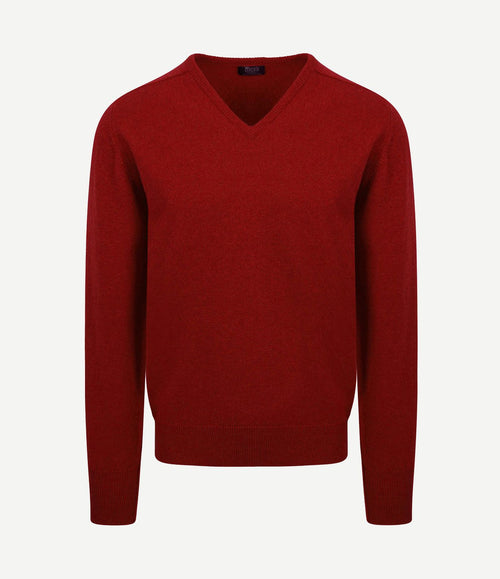 Pullover lamswol v poppy