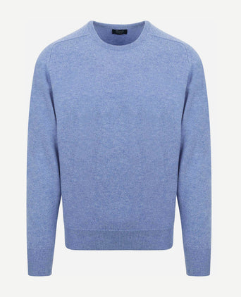 William Lockie pullover o-neck lambswool glacier | Regular-fit