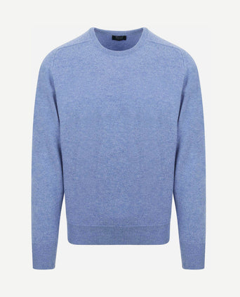 Pullover o-neck lambswool glacier