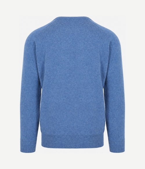 Lamswol jeans blauw