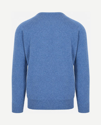 Lamswol jeans blauw