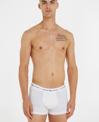 Boxer trunk (3-pack) zwart/white/grey