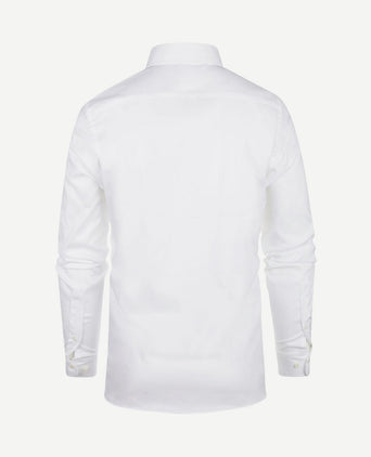 Overhemd slim-fit dobby wit