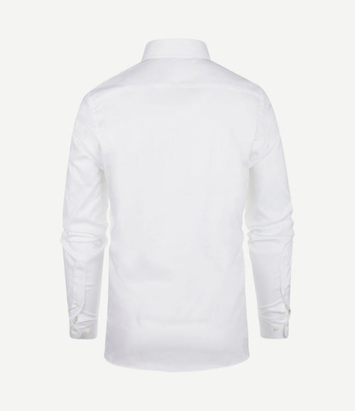 Overhemd slim-fit dobby wit