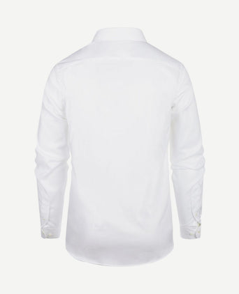 Overhemd twill wit