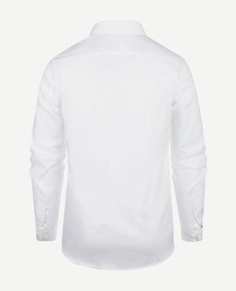 Overhemd twill wit