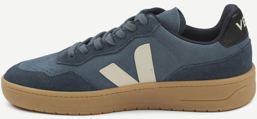 Veja sneakers v-90 suede blauw