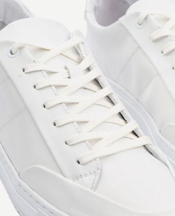 Nubuck skave sneaker wit