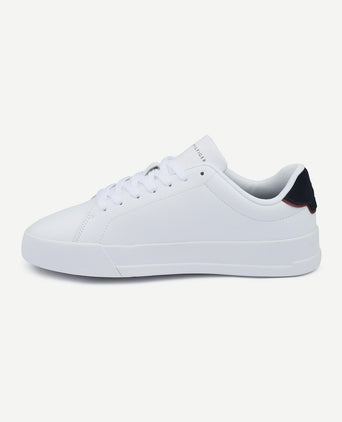 Sneaker leather court white