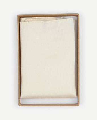 Suitable zijde pochet ecru