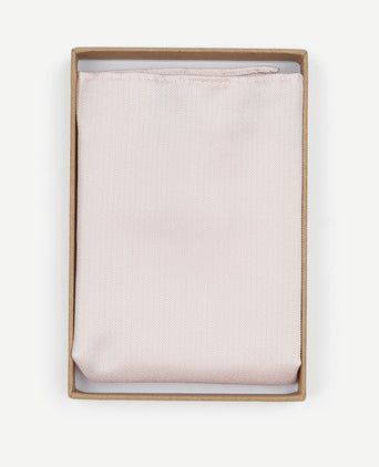 Suitable zijde pochet apricot roze