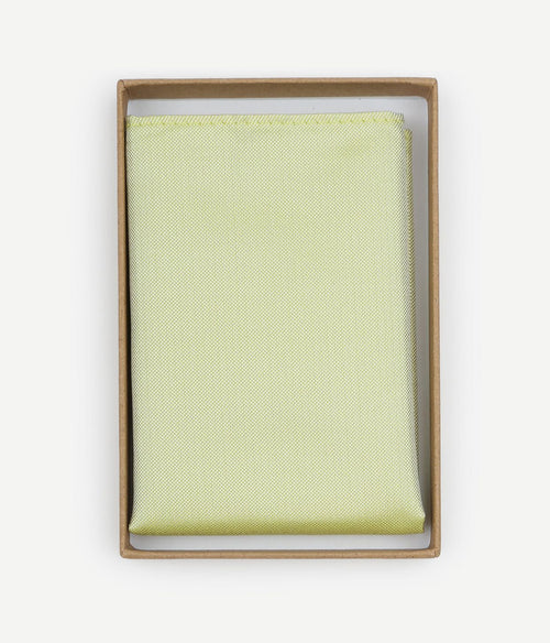 Suitable zijde pochet lime groen