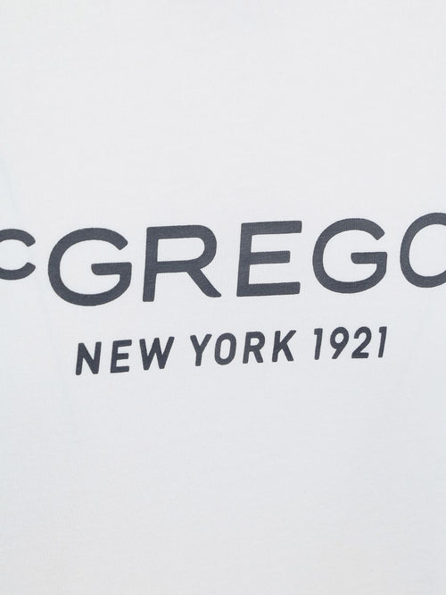 McGregor essential t-shirt logo wit | Regular-fit