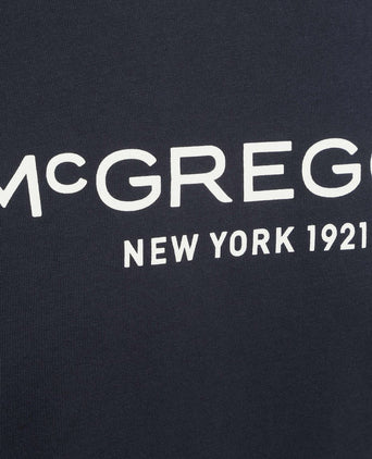 McGregor essential t-shirt logo donkerblauw | Regular-fit