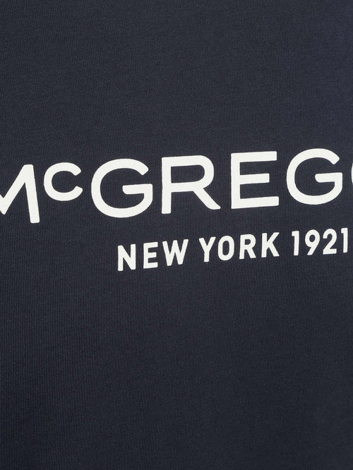 McGregor essential t-shirt logo donkerblauw | Regular-fit